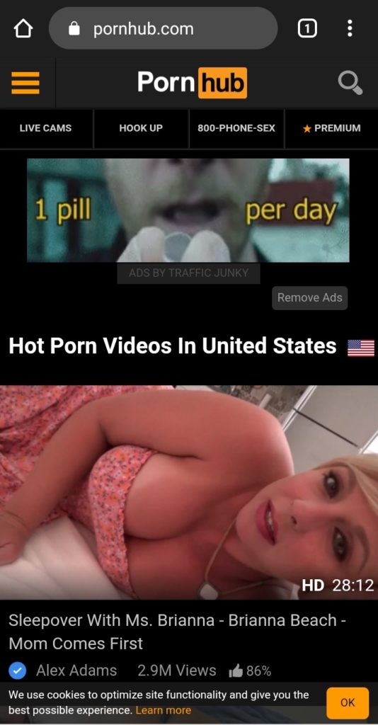PornHub Mobile